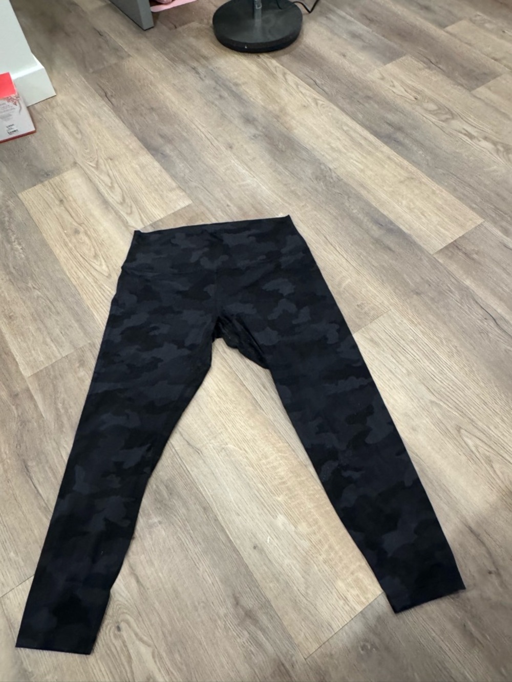 Black Camo High-Rise Leggings